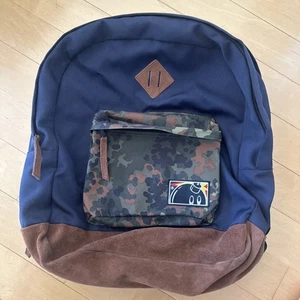 The Hundreds Backpack Blue And Green Camo Adam Bomb Camouflage Strapes - Picture 1 of 7