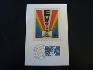 Frankreich Premier Tag FDC Yvert 2073 Sat Satelliten Eurovision 1,80F Paris - Bild 1 von 1