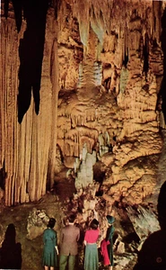 Beautiful Caverns Of Luray Virginia Helen's Shawl Postcard Unposted - Picture 1 of 2