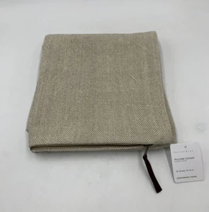Pottery Barn Everyday Pillow Cover Flax Beige 20" Square #4825C - Picture 1 of 5