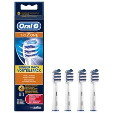 4x Testine di Ricambio Sostitutive Braun Oral-B TriZone