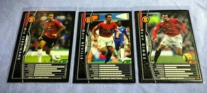 Panini WCCF 2004-2005 #51 Ferdinand #53 Neville #57 Giggs - Black Rare 3 Cards - Picture 1 of 10