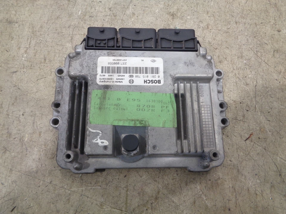 2008 RENAULT MEGANE 1.9 DCI ДИЗЕЛЬНЫЙ ДВИГАТЕЛЬ БЛОК УПРАВЛЕНИЯ ECU 237100055R - Изображение 1 из 3