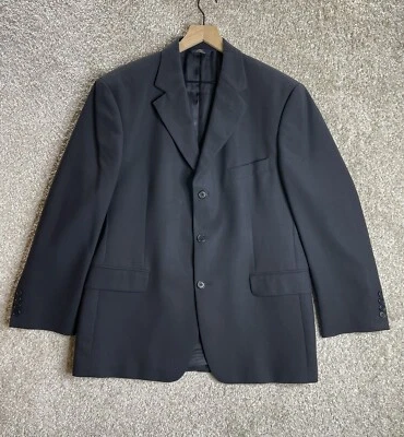 Brooks Brothers Blazer Men's 42S Three Button Wool Jacket Dark Gray - Image 1 of 4