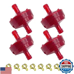 Strongthium Lawn Mower 1/4" ID Inline Gas Fuel Filter Replacement Comapatible - Picture 1 of 5