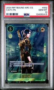 PSA 10 Caitlyn Arcane Promo ARC-002 Riftbound TCG League Of Legends 2024 - Foto 1 di 2