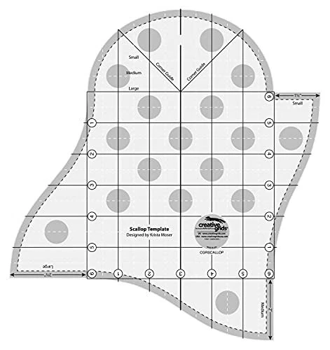 Scallop Quilting Template - CGRSCALLOP - Image 1 of 1