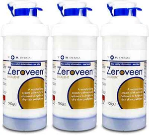 Zeroveen Emollient Cream 500g X 3 - Picture 1 of 1