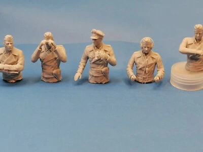 Deutsches Panzer Besatzungs Set II. 1/16  5-teilig Halbfiguren - Bild 1 von 4