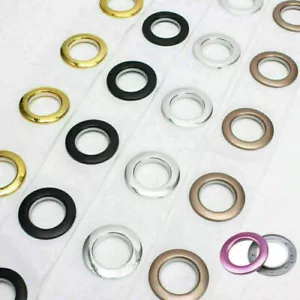 1-40 piezas anillo de ojales cortina a presión para persianas círculo cortinas clip deslizante ojal - Imagen 1 de 18