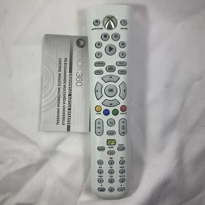 Microsoft Xbox 360 Universal Remote Control White Official - Image 1 of 3