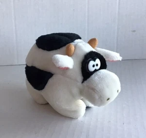 Cow Black and White Plush Stuffed Animal By Top Toys Inc. - Picture 1 of 8