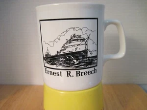 Ernest R Breech Ford Motor Company Dampfschiff Great Lakes Kaffeebecher Tasse sehr guter Zustand - Bild 1 von 3