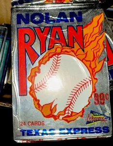 Nolan Ryan Texas Express 1st Series Trading Card Packs- Pacific 1991 (LOT OF 2) - Picture 1 of 2