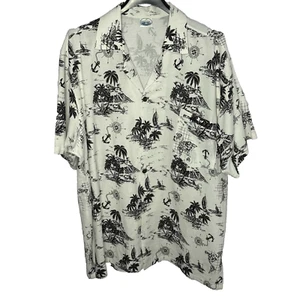 Camisa Ocean Blue Apparel para hombre St Thomas US VI Caribe blanca negra talla XXXL - Imagen 1 de 9