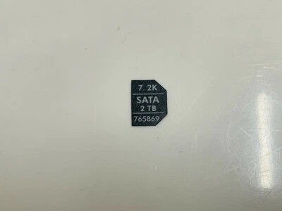 20PCS 765869-001 Fit HP 2TB SATA 6G 2.5 disk shelf head label - Image 1 of 2