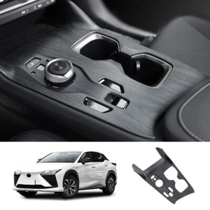 For Lexus RZ450e 2023-2025 Black Wood Grain Central Control Gear Panel Trim ABS - Picture 1 of 6