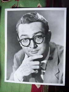 STEVE ALLEN TV Star TO ALICE THANKS Authentic Hand Signed AUTOGRAPH PHOTO 1950s - Bild 1 von 2