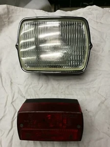 CEV - FARO ANTERIORE E POSTERIORE  PER CICLOMOTORE  EPOCA ANNI 1980 - Foto 1 di 11