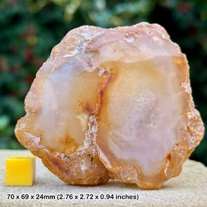 Hydrothermal Polished Agate Stone - Genuine Crystal from Indonesia | Handpicked - Picture 1 of 2
