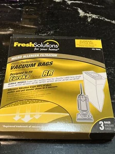 FRESH SOLUTIONS Eureka 70348 Micro Allergen Filtration RR Vacuum Bag 3-Pack NIB - Picture 1 of 6