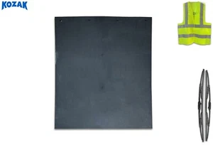 Rubber Floor Mat Universal 1 Pcs Plus Wipers and Vest - Picture 1 of 6