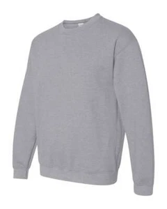 Gildan Heavy Blend Sweatshirt Plain Crewneck Long Sleeves Men Sweatshirt 18000 - Picture 1 of 5