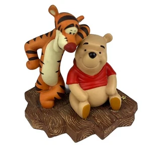 Disney Winnie Pooh & Tigger Figurine Thanks for Being a Caring Sort of Bear - Picture 1 of 4