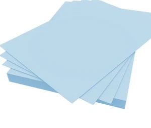A4 Pastel Cards BLUE Colour 250gsm Thick Paper Art Craft Drawing Décor DIY Hobby - Picture 1 of 8