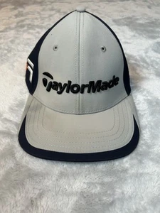 TaylorMade Golf Cap Hat Adult OSFM Strapback Nylon Gray Blue - Picture 1 of 7