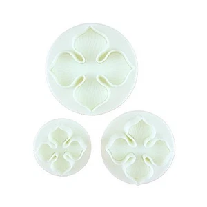 Buddly Crafts Clay & Sugarcraft Plunger Cutters Set - 3pcs Hydrangea #11 - Picture 1 of 1