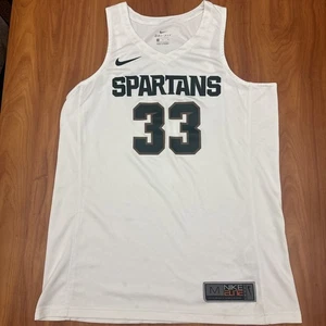 Nike Elite Michigan State #33 MSU Spartans Basketball Trikot Team grün Erwachsene M - Bild 1 von 7