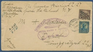 Zeppelin LZ 127, Amerikafahrt 1928, Brief m. Inhalt Amerikanische Post (X41497) - Picture 1 of 2