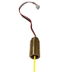 Módulo láser punto amarillo dorado DC 2V 571nm 10mw 12X21mm - Imagen 1 de 6