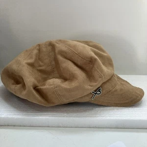 Cappello da donna Bedmar New York Futura ecopelle scamosciata look vintage foderato newsboy cabbie - Foto 1 di 7