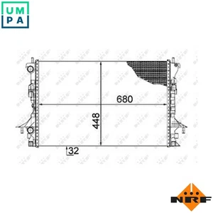 RADIATOR ENGINE COOLING 58479 FOR M9R740/760/750/761/762/763/814/815/858 2.0L - Picture 1 of 9
