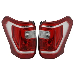 For 2018-2022 Ford Expedition Base Model Halogen Tail Lights Pair Rear Lamps - Picture 1 of 24