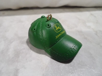 Mini gorra de béisbol verde John Deere de colección adorno de Navidad encanto sin caja Foto 1 de 4