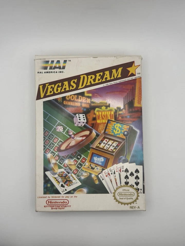 Vegas Dream (Nintendo NES) CIB Foto 1 de 3