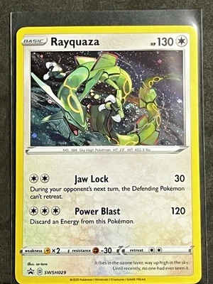 Rayquaza SWSH029 SWSH: Sword & Shield Promo Cards Holo - Image 1 of 2