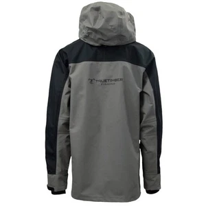 New True Timber Wavetamer Cool Gray/Jet Black Parka - Picture 1 of 1