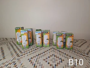 Philips Energy Saver Light Bulbs bundle x 11 8W 11W 14W 20W - Picture 1 of 8