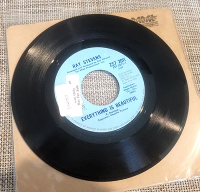 Country 45 Ray Stevens - Everything Is Beautiful / A Brighter Day On Barnaby Rec - Image 1 of 2