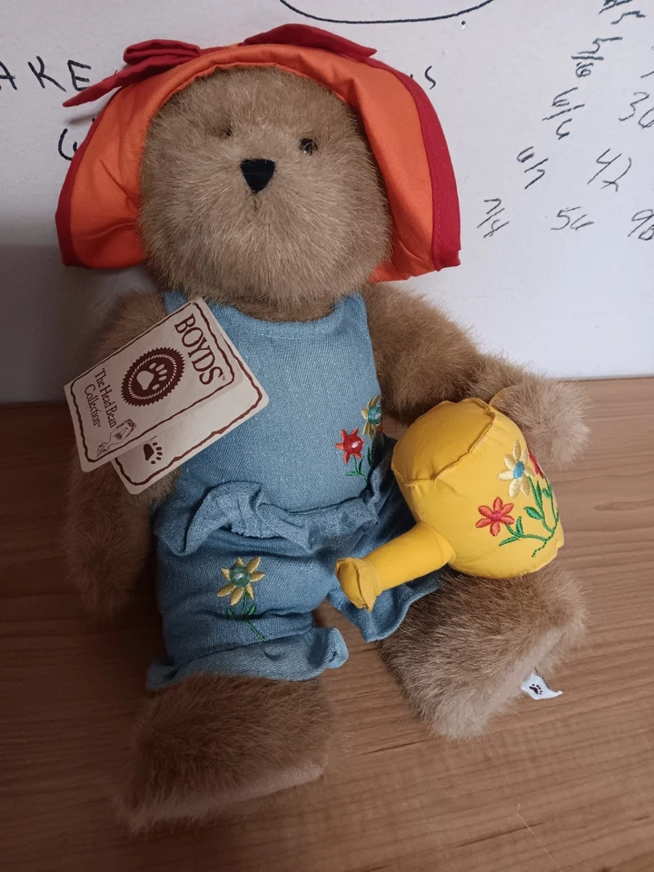 ¡Oso articulado vintage Boyd's Bears Head Bean serie mejor vestida 'Kenzie'! 🐻  Foto 1 de 1