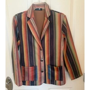 Chaqueta occidental Fashion Express Serape a rayas - Pequeña - Imagen 1 de 4