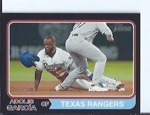 Adolis Garcia 2023 Topps Heritage Borde Negro Paralelo - Imagen 1 de 1