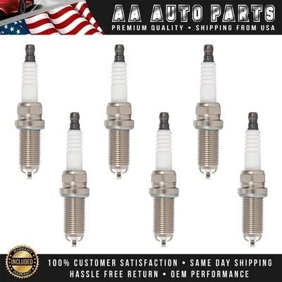 6 Iridium Spark Plug for 2006-2015 Lexus GS300 GS350 GS450h IS250 3473 FK20HBR11 - Image 1 of 4