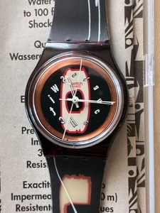 Uhr Original SWATCH Access DROP OUT (SKR100)-NEU/NOS-Bronze/Schwarz-TOP! Ansehen - Bild 1 von 4