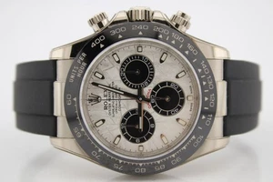 Rolex 2020 18k White Gold Daytona OysterFlex Custom Meteorite Dial 116519LN - Picture 1 of 12