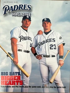 2001 San Diego Padres vs Arizona Diamondbacks Programm - Bild 1 von 2